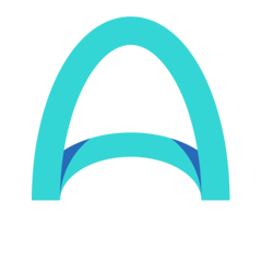 ArkeoAi Logo May 2023_Stacked_Black_White Type.png